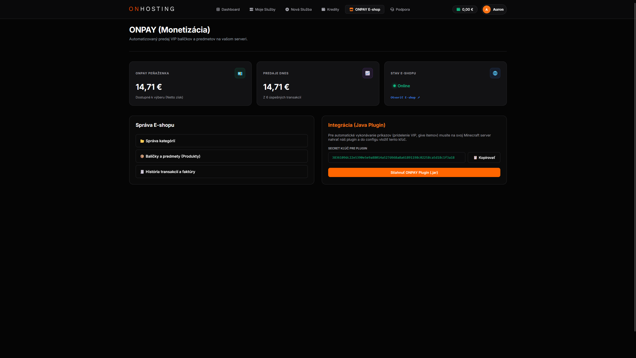 ONPAY: Dokonalá monetizácia pre váš herný server bez kompromisov